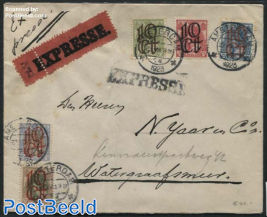 Express Mail letter from Amsterdam to Watergraafsmeer