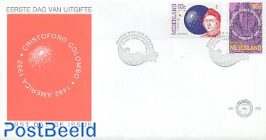 Europa, Columbus 2v FDC