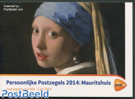Mauritshuis Museum, Vermeer: Girl with pearl earring, Presentation Pack 504