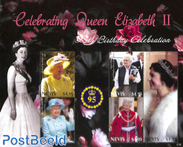 Queen Elizabeth II 95th birthday 5v m/s