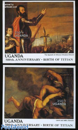 Titian paintings 2 s/s