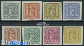 Newspaper stamps 8v, imperforated