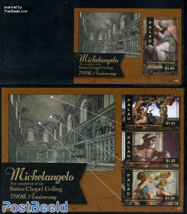 Michelangelo Sistine Chapel Ceiling 2 s/s