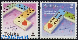 Greeting stamps 2v
