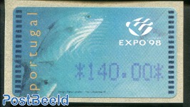 Automat stamp Expo 98 1v