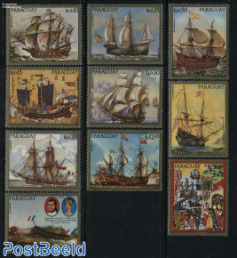 Ship paintings 10v