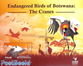 Crane birds s/s