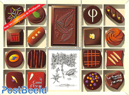 Chocolate s/s, present from the Post NO POSTAL VALUE