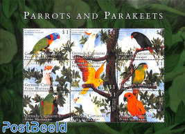 Parrots & parakeets 9v m/s