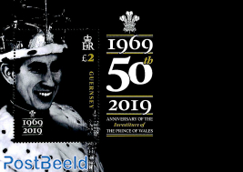 Prince Charles inauguration 50th anniv. s/s