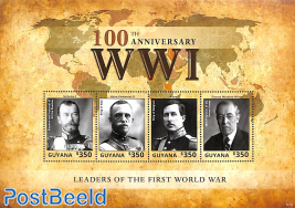 Leaders of the first World War 4v m/s