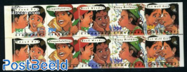 Greeting stamps 10v [++++] in booklet