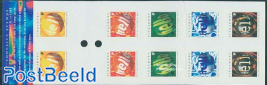Greeting stamps 2x5v in booklet