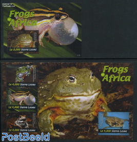 Frogs of Africa 2 s/s