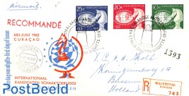 Chess 3v, FDC (with address)