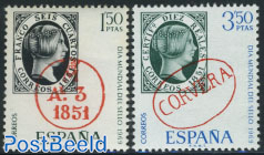 International stamp day 2v