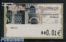 Automat stamp, Zaragoza post office, (face value may vary)
