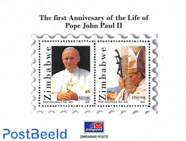 Death of pope John Paul II s/s