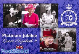 Queen Elizabeth II, Platinum jubilee 5v m/s