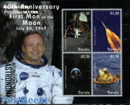40th anniv. of first Man on the Moon 4v m/s