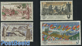 Praha stamp exposition 4v