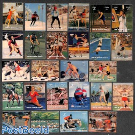 Olympic games 26v, 3-D stamps