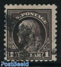 1 Dollar, Perf. 10, Stamp out of set