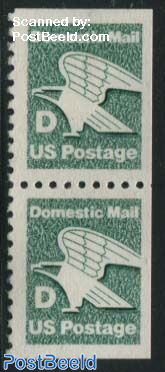 D stamp booklet bottom pair