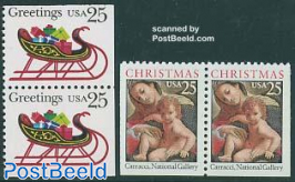 Christmas 2 bottom booklet pairs
