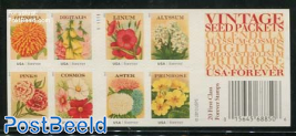Vintage seed Packets booklet s-a (double sided)