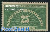 Parcel Stamp 1v, dark green
