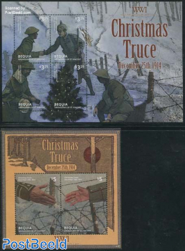 Bequia, World War I, Christmas Truce 2 s/s