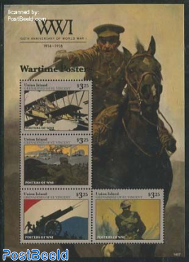 Wartime Posters World War I 4v m/s