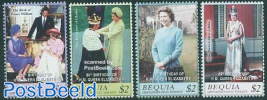 Bequia, Elizabeth II 80th anniversary 4v