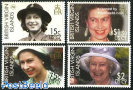 Elizabeth II 80th anniversary 4v