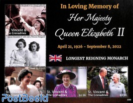 In loving memory of Queen Elizabeth II 4v m/s