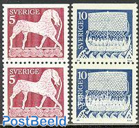 Definitives 2 booklet pairs fluorescent