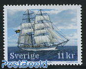 Sailing ship 1v (all sides perforated)