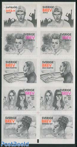 Swedish Pop Music foil booklet