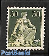 50c, Normal faserpaper, Smooth gum,Stamp out of se