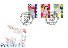 150 years stamps 3v