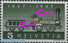 5c, Plate flaw, White spots in tender and above lo