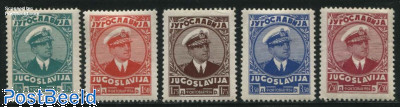 Death anniversary of King Alexander 5v