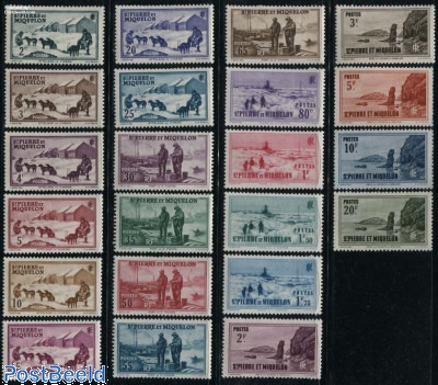 Briefmarken-Sammelset St. Pierre Und Miquelon – 25 Verschiedene Marken, Ungesucht