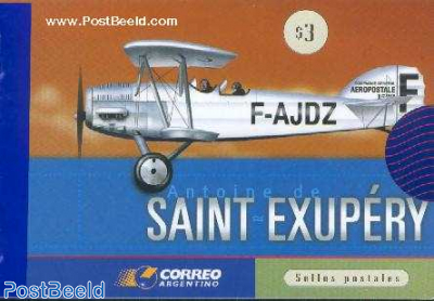 St. Exupery 6v in booklet