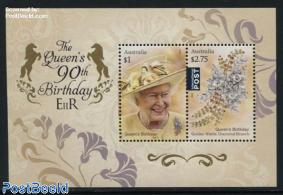 Queen Elizabeth 90th Birthday s/s