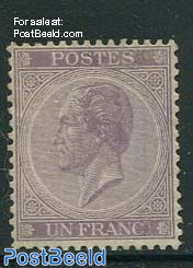 1Fr, King Leopold I