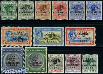 Columbus overprints 14v