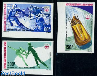Winter Olympic Games 3v imperforated