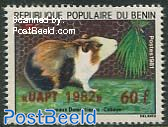 African postal union 1v, overprint